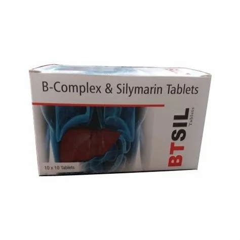 Tablets B Complex And Silymarin Tablet Packaging Size 10x10 Tablet