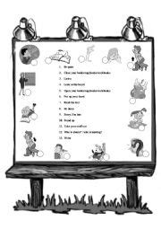 Classroom English ESL Worksheet By Rejjie