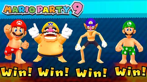 Mario Party 9 Step It Up Mario Vs Luigi Vs Wario Vs Daisy Master Cpu Mariogame Marioparty