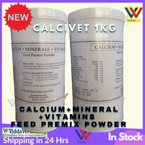 Kg Calcivet Feed Premix Powder Calcium Mineral Vitamins For Pigs