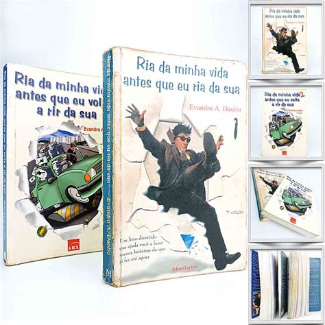 Livros Ria Da Minha Vida Antes Que Eu Ria Da Sua Evandro Daolio 1 E 2