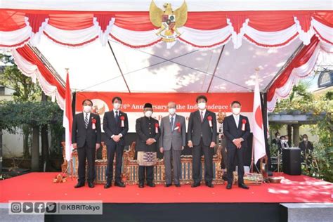 Kbri Tokyo Gelar Resepsi Diplomatik Hut Ke Ri Di Jepang