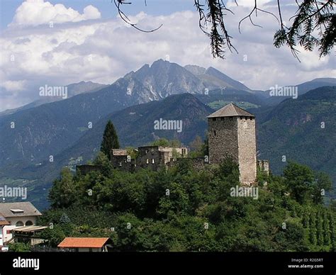 south tyrol castles Stock Photo - Alamy