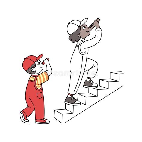 Artistic Cartoon Prompts To Spark Imagination Stock Illustration ...