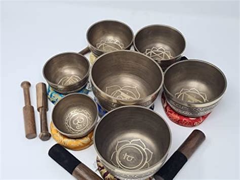 Singing Bowl Sets Of Handmade Tibetan Chakra Healing Singing Bowl