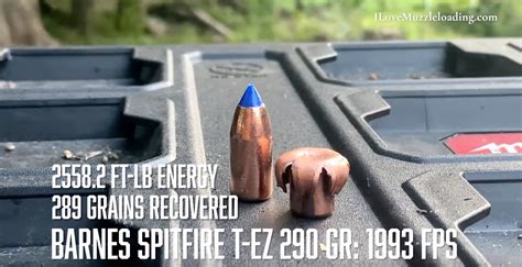 How Effective Are Barnes Spitfire T Ez Muzzleloader Bullets 100 Yard