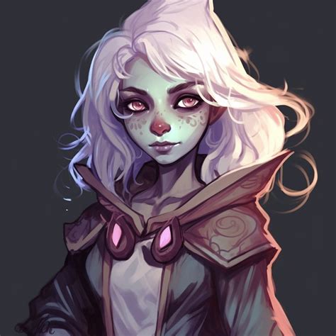 Deep Gnome Female Character In 2024 Deep Gnome Character Portraits