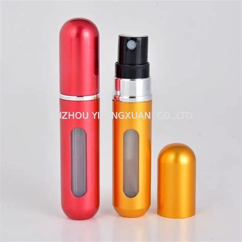 Aluminum Refillable Fragrance Atomiser , Travel Perfume Spray Bottle OEM Available