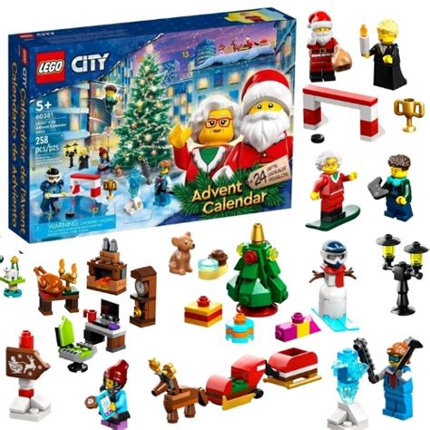 LEGO City 60381 KALENDARZ ADWENTOWY 2023 Prezent Dla 9 Latka 10 Latka