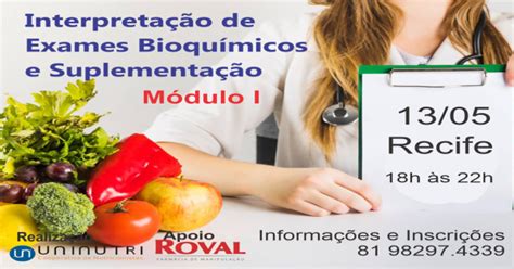 Interpretação De Exames Bioquímicos E Suplementação Em Recife Sympla