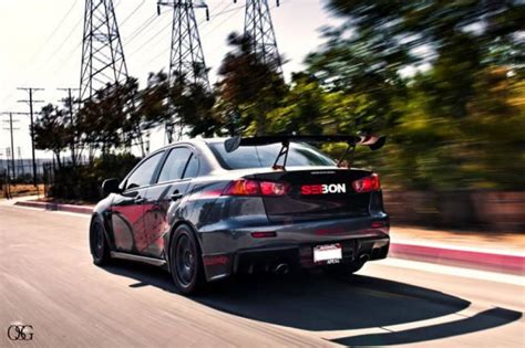 Mitsubishi Lancer Oe Seibon Carbon Fiber Body Kit Trunk Hatch