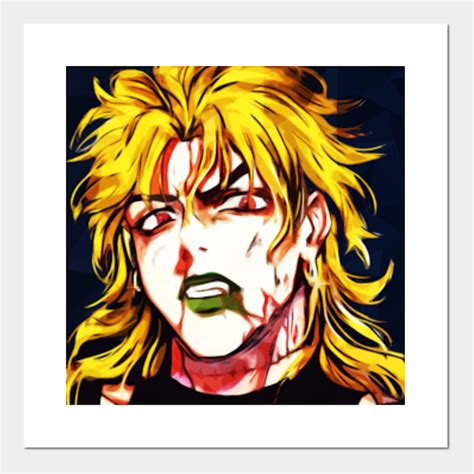 Jojos Bizarre Adventure Dio Brando Anime Dio Brando Yellow Posters