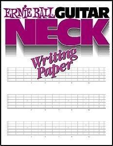 Ernie Ball Guitar Neck Paper Book Zzounds