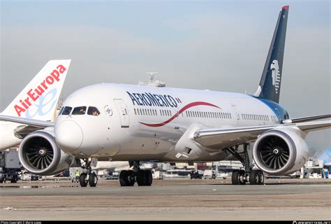 N183AM Aeroméxico Boeing 787 9 Dreamliner Photo by Mario Lopez ID