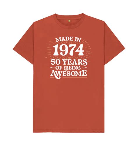 50th Birthday T Shirt 50 Years Of Being Awesome Shirtbox