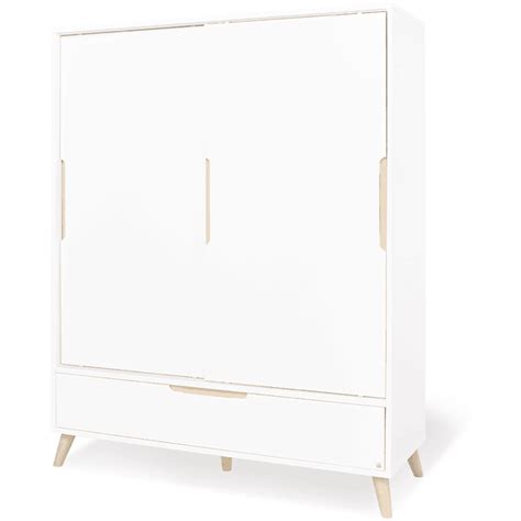 Pinolino Armoire Enfant B B Portes Move Blanc Naturel Roseoubleu Fr