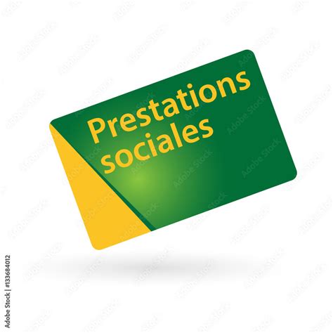 Picto Carte Prestations Sociales Stock Vector Adobe Stock