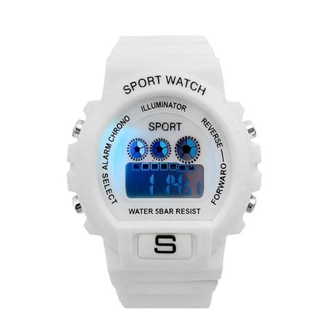 Sharphy Montre Enfant Gar Ons Led Num Rique Lumineux Multifonction