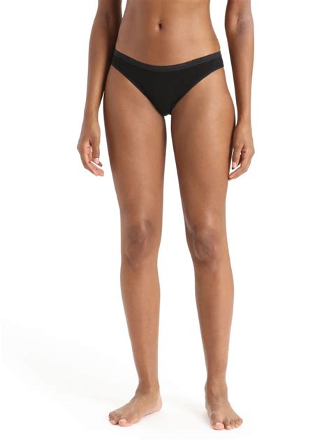 Majtki Bikini Damskie Icebreaker Siren Czarne Sklep Merino Sklep Pl W Krakowie