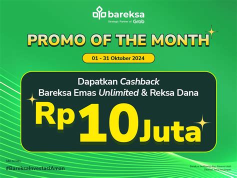 Promo Cashback Investasi Di Bareksa