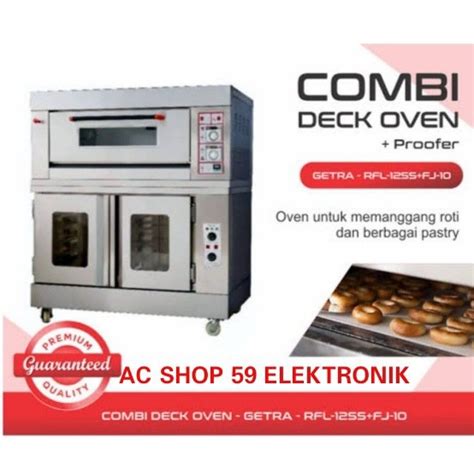 Jual OVEN DECK GETRA RFL12SS FJ10 COMBI DECK OVEN PROOFER BAKERY