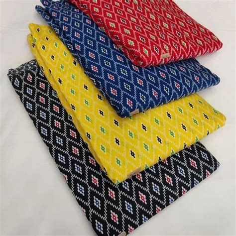 Ikkat Cotton Fabric Multicolour At Rs Meter In Jaipur Id