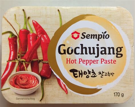 Gochujang Hot Pepper Paste Sempio kalorie kJ a nutriční hodnoty KalorickéTabulky cz