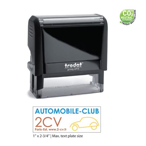 Trodat Printy Self Inking Text Stamp Acme Stamp And Sign