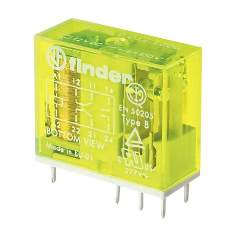 Finder 50 Series Safety Relay Forcibly Guided 8A 2 Changeover 24V DC