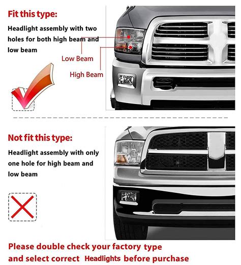 Iris Selectionakkon Fit Dodge Ram Lights W