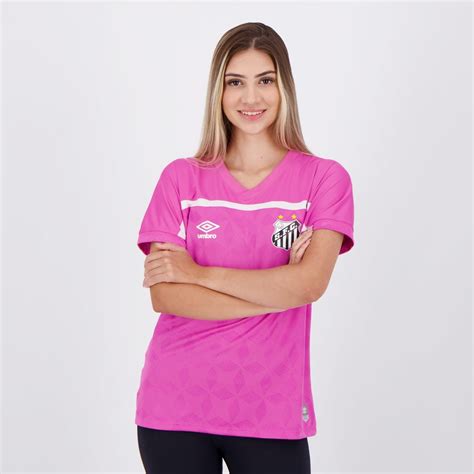 Camisa Umbro Santos Outubro Rosa Feminina Feminina