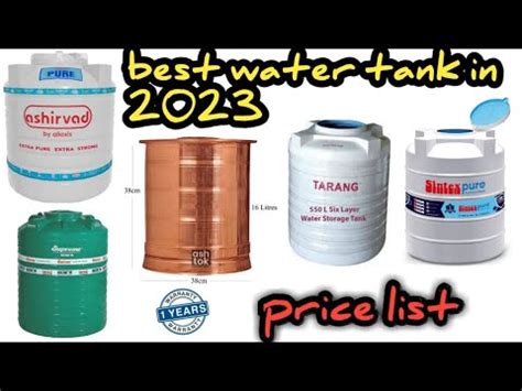 Best Water Tank In 2023 Sabse Acha Water Tank Konsa Company Best Ha