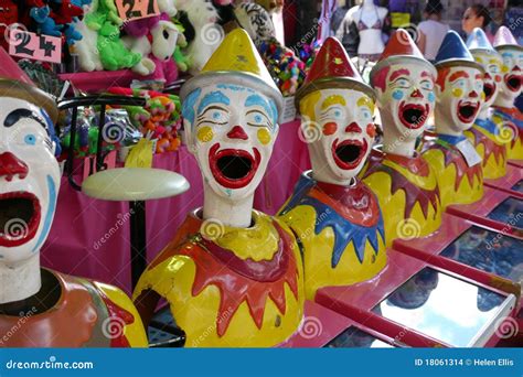 Mechanical Circus Clown Faces Stock Photo | CartoonDealer.com #18061314