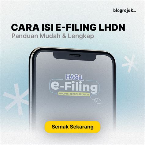 Inilah Cara Kemaskini E Filing Lhdn Wajib Kamu Ketahui