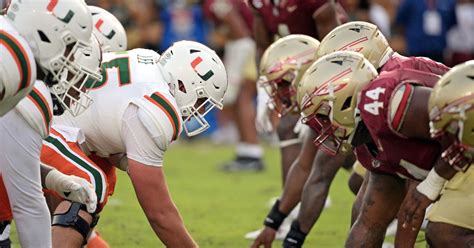 Florida State At Miami Odds Early Point Spread Released How To Watch