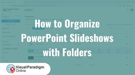 How To Organize Powerpoint Slideshows With Folders Youtube