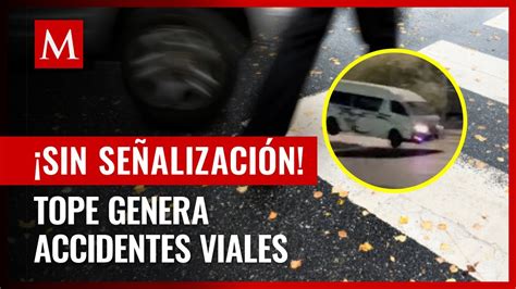 Tope sin señalética genera accidentes viales en Puebla autoridades