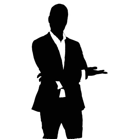 Vector Businessman Male Female And Team Squad Silhouette 20528111