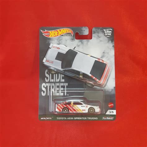 Hot Wheels Premium Toyota AE86 Sprinter Trueno Slide Street Car Culture Shopee México