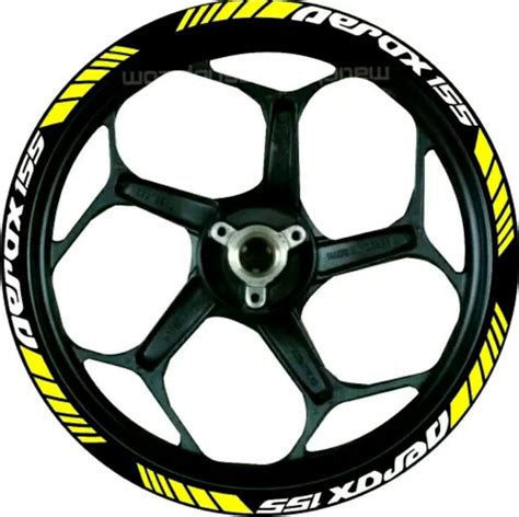 Jual Satu Set Sticker Velg Yamaha Aerox Uk Velg Inch Di Lapak