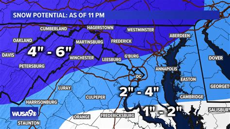 Potential snow this weekend in the DMV | wusa9.com