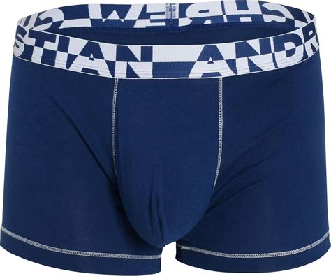 Amazon Andrew Christian ALMOST NAKED Hang Free Boxer Navy Small