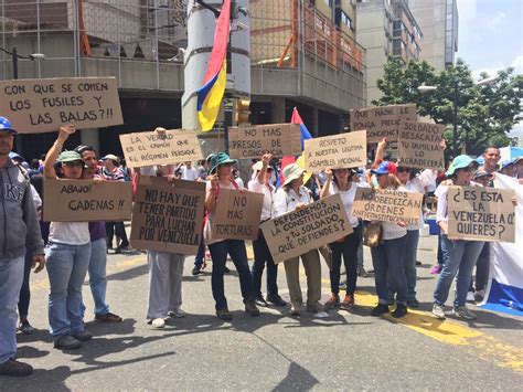 Fotos Días Cruciales Para Venezuela Marchas De La Oposición Y El