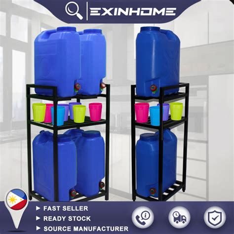 exinhome  layer  metals water rack water gallon rack lazada ph