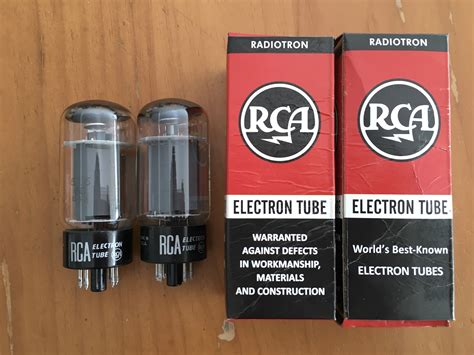RCA 6L6GC NOS pair - Hi-Fi and Cinema Cables & Accessories - StereoNET