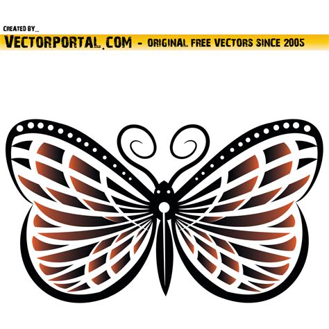 Vector For Free Use Butterfly Vector Clip Art