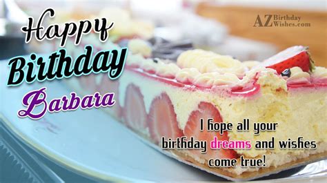 Happy Birthday Barbara