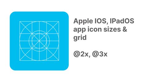 Apple IOS, IPadOS app icon sizes & grid | Figma