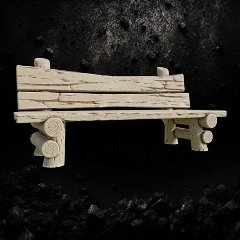 3d Printable Bench 6 By Galandirs Pit And Cie