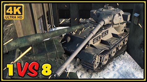 Pz Kpfw Vii Kills Vs World Of Tanks Gameplay K Video